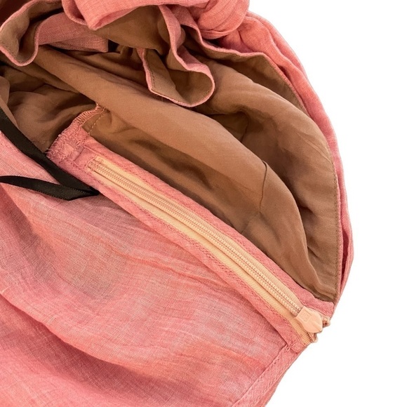 House of Harlow 1960 x Revolve Puff Sleeve Cropped Tie Top, Size S - Picture 6 of 6